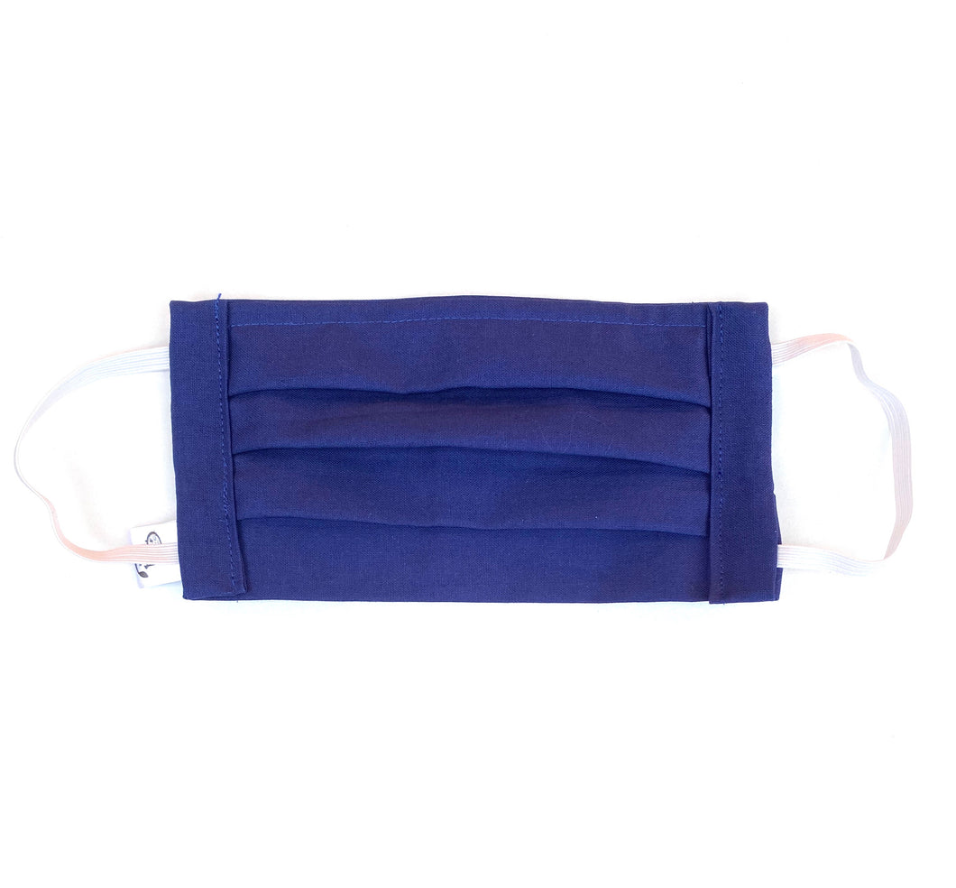 COTTON FACE MASK - NAVY BLUE - Pet Pouch
