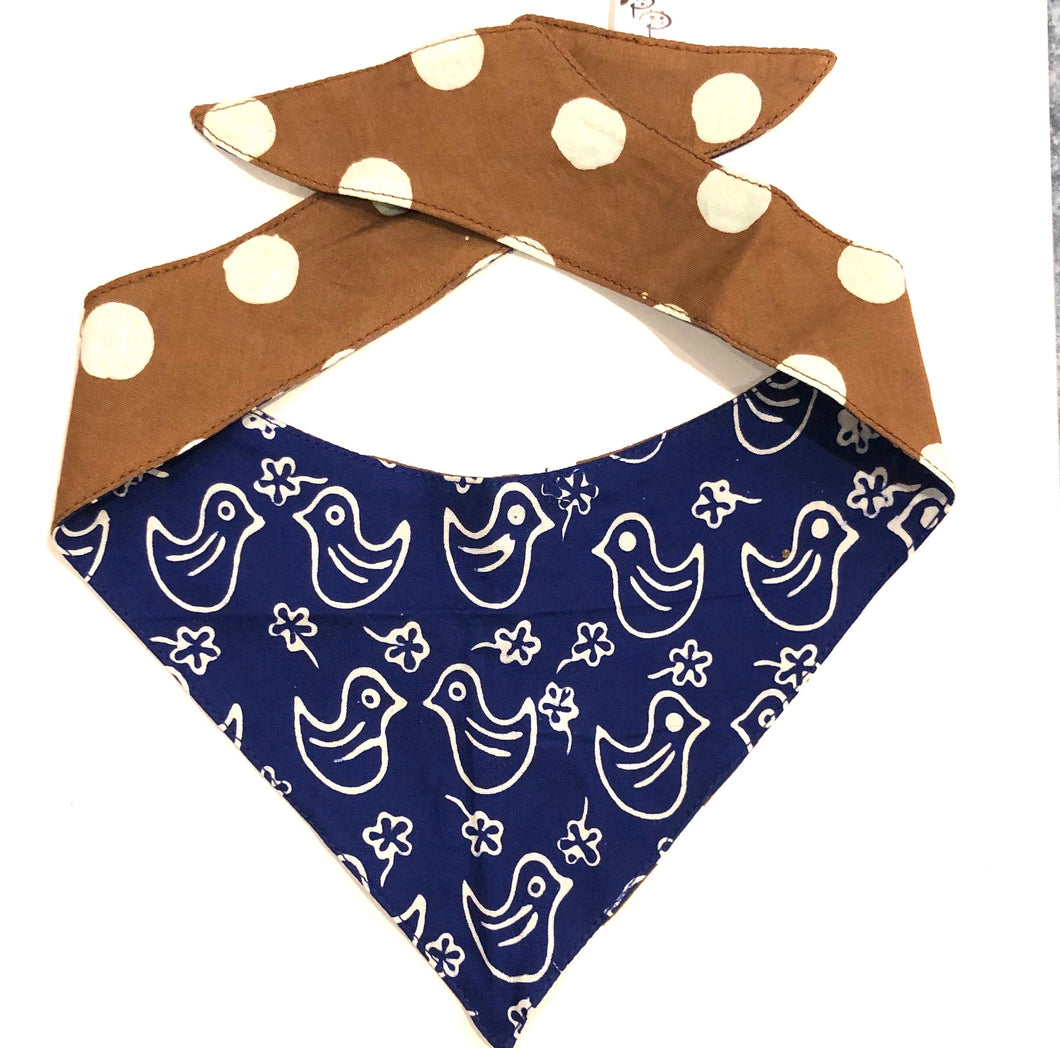 BALI BIRDS - DOG BANDANA - Pet Pouch