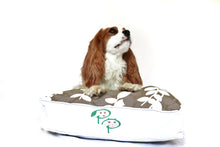 KAPUTUS DESIGNER DOG BED - TAN & WHITE - Pet Pouch