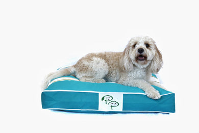 PENINSULA RANGE DESIGNER DOG BED - BLAIRGOWRIE BLUE - Pet Pouch