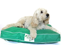 WATERPROOF DESIGNER DOG BED - GREEN - Pet Pouch