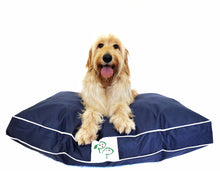 WATERPROOF DESIGNER DOG BED - NAVY - Pet Pouch
