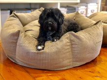SNUGGLE HEXABED - LATTE BROWN CORDUROY - Pet Pouch