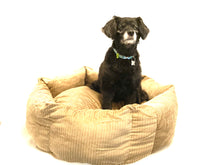 SNUGGLE HEXABED - LATTE BROWN CORDUROY - Pet Pouch