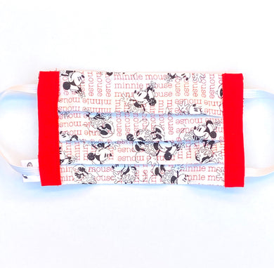 COTTON FACE MASK - MINNIE MOUSE - Pet Pouch
