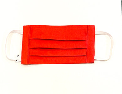 COTTON FACE MASK - RED - Pet Pouch